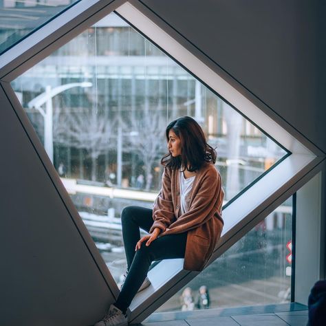 Simone| Calgary Photographer on Instagram: “Went to the library, did not read.📕” Calgary Photoshoot, Seattle Library, Library Photoshoot, Ladies Streetwear, Photoshoot Reference, Random Photography, Summer Photoshoot, Model Inspo, Photoshoot Inspo