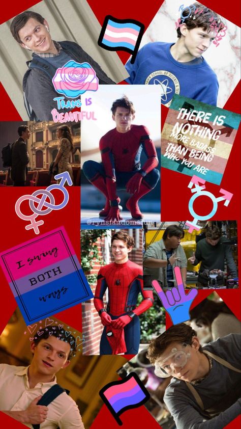 Love this headcanon for Peter Parker, espescially considering I’m Bi and genderfluid myself! Trans Peter Parker Headcanon, Peter Parker Trans, Trans Spiderman, Trans Peter Parker, Peter Parker Wallpaper, Marvel Pride, Marvel Headcannons, Top Surgery, Trans Boys