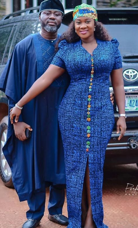 Ankara Dress Designs Chic, Kampala Styles, Couples Attire, Ankara Dress Designs, Bed Workout, African Fabric Dress, Ankara Gowns, African Print Dress Ankara, Ankara Gown