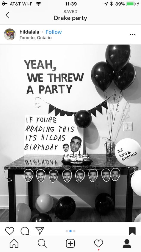 Men 29th Birthday Party Ideas, Ovo Birthday Theme, Drake Themed Party Birthday Ideas, Drake Birthday Party Ideas, Drake Party Decorations, Drake Bachelorette Party, Drake Invitations, Drake Bday Party, Drake 2000s Party