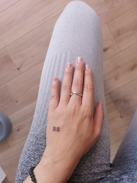 Tattoo 11:11 11 11 Tattoo On Hand, 11 11 Hand Tattoo, 1111 Tattoos, 11:11 Tattoo, 1111 Tattoo Ideas, 11:11 Tattoo Ideas, 1111 Tattoo, Tattoo Black Women, 11 11 Tattoo