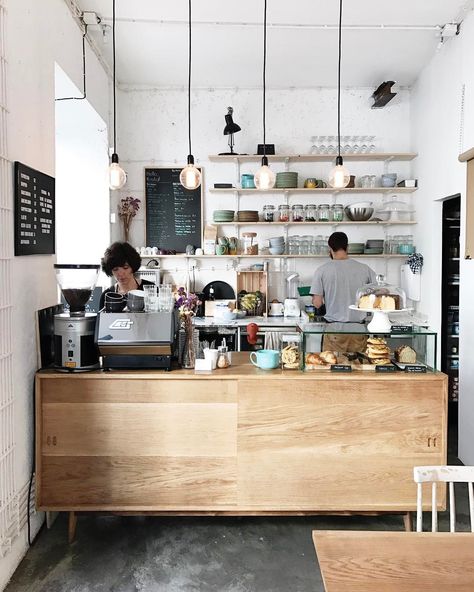 Anything better than starting the weekend at a cool coffee spot? This is @hellokristof in Lisbon! #thelisbonguide #coffee #magazines #lisbon Small Coffee Bar, Coffee Shop Counter, Coffee Counter, Cafe Counter, Café Design, Coffee Bar Ideas, Small Coffee Shop, Coffee Bar Design, Coffee Shop Interior Design