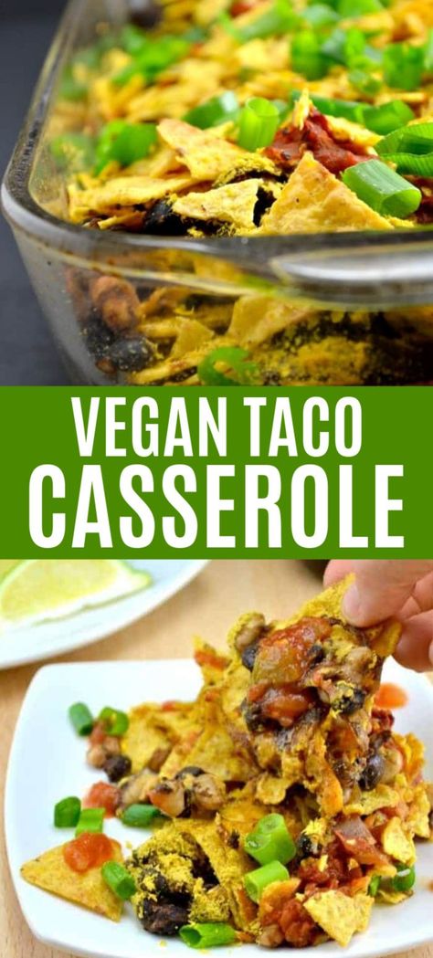 Vegan Taco Bake Casserole, Vegetarian Taco Bake Casserole, Vegan Taco Casserole, Vegan Mexican Casserole, Veggie Burritos, Vegetarian Casseroles, Vegan Casseroles, Asiago Chicken, Baked Tacos Recipe