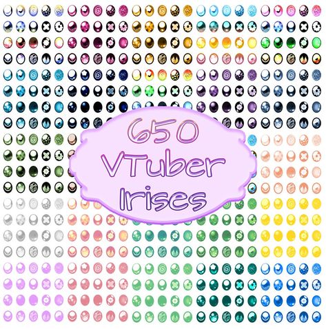 Vtuber Model Reference Sheet, 2d Vtuber Model Base, Vtuber Design Sheet, Vtuber Sheet, Vtuber Template, Vtuber Assets Free, Vtuber Model Ideas, Vtuber Model Sheet, Vtuber Eyes