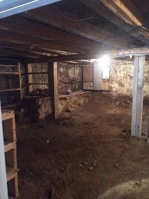 how to transform a damp dark basement with a dirt floor, basement ideas, cleaning tips, flooring, home improvement Dark Basement, Old Basement, Man Cave Basement, Basement Storage, Basement Makeover, Small Basements, Waterproofing Basement, Man Cave Home Bar, Basement House