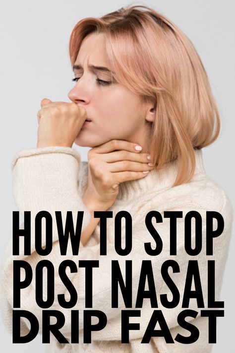 6 Post Nasal Drip Remedies That Work | If you want to know how to get rid of post nasal drip, we're sharing the best remedy ideas for relief that lasts! This post explains the causes and symptoms of post nasal drip, including a sore throat, cough (especially at night), nausea, and bad breath. Whether you're symptoms are due to a cold, flu, or allergies, or you have chronic post nasal drip, these natural remedies will teach you how to stop the causes, so you can sleep (and feel) better! Stop Post Nasal Drip, Best Cough Remedy, Throat Remedies, Cold Sores Remedies, Natural Sleep Remedies, Natural Cold Remedies, Natural Cough Remedies, Health Planner, Cough Remedies