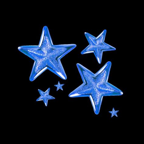 Blue Aesthetic Icon, Blue Stars, Aesthetic Icon, Blue Aesthetic, Dm Me, Stars, Blue, Black