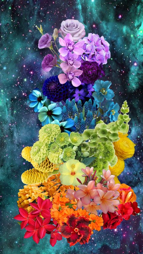 #chakras #flowers Chakras Flowers, Chakras Aesthetic, Chakra Flowers, Bedroom Magic, Chakra Colors, Colorful Wallpaper, Heart Chakra, Connect With People, Your Aesthetic