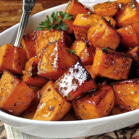 Cinnamon Roasted Sweet Potatoes, Thanksgiving Sweet Potato Recipes, Sweet Potato Side Dish, Sweet Potato Recipes Roasted, Sweet Potato Sides, Sweet Potato Thanksgiving, Sweet Potato Recipes Baked, Potatoes Easy, Sweet Potatoes Recipe