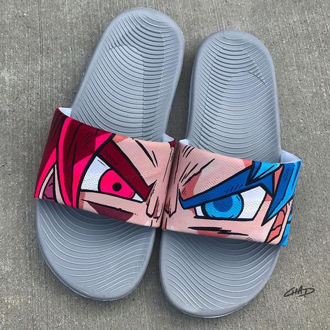 Products – Page 3 – chadcantcolor Custom Nike Slides, Custom Sandal, Custom Flip Flops, Nike Slippers, Painted Nikes, Custom Painted Shoes, Custom Shoes Diy, Basket Style, Custom Slides