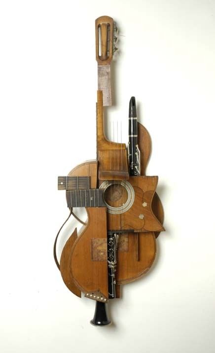 Haha. Guitar is in my brainstorm list. so this is how i would deconstruct a guitar. Thanks for the idea. Deconstructed Sculpture, Deconstruction Art, Deconstruction Design, Music Sculpture, Instruments Art, Musical Art, Guitar Art, Custom Guitar, Assemblage Art