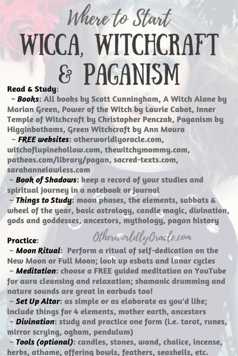 Where to Start: Wicca, Witchcraft, Paganism for the Beginner Pagan Pagan Screensavers, First Steps To Becoming A Witch, What Is Wicca, How To Become A Witch, Magic Tattoo Witches, Wicca Knowledge, Witchy Style Modern Witch, Witch 101, Book Of Shadows Ideas