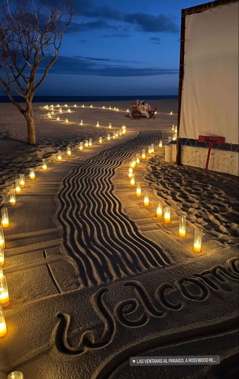 Propose On The Beach, Proposal At The Beach Ideas, Romantic Wedding Proposals, Romantic Beach Proposal, Summer Proposal Ideas, Water Proposal, Beach Proposal Setup, Night Beach Weddings, Island Proposal