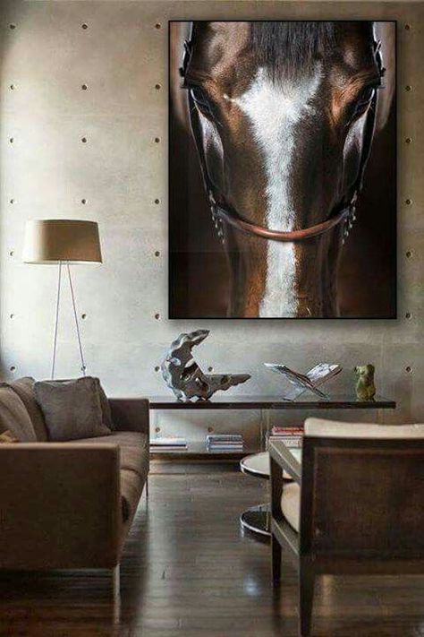 Modern Equestrian Decor Ideas to Flow Seamlessly With Your Home | The Plaid Horse Magazine Equestrian Decor, Western Homes, Horse Decor, Equine Art, Western Home Decor, Cool Ideas, Bath Tub, Equestrian Style, Horse Painting