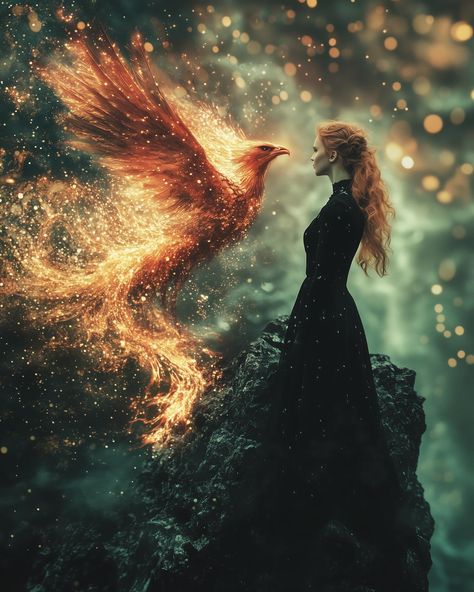 Like a phoenix rising from the ashes, embracing the flames of transformation, emerging stronger with every rebirth, proving that true success is a cycle of endless renewal 🪶🔥 #simplyaiprompts . . . . #promptchallenges #aiprompts #aidailyprompt #dailyaiart #aiartcommunity #midjourneyaiart Like A Phoenix From The Ashes, Rising From The Ashes Art, Phoenix Woman Art, Dragon And Phoenix Art, Rebirth Painting, Phoenix Rising From Ashes, Phoenix Ashes, Phoenix Mythology, Phoenix Woman