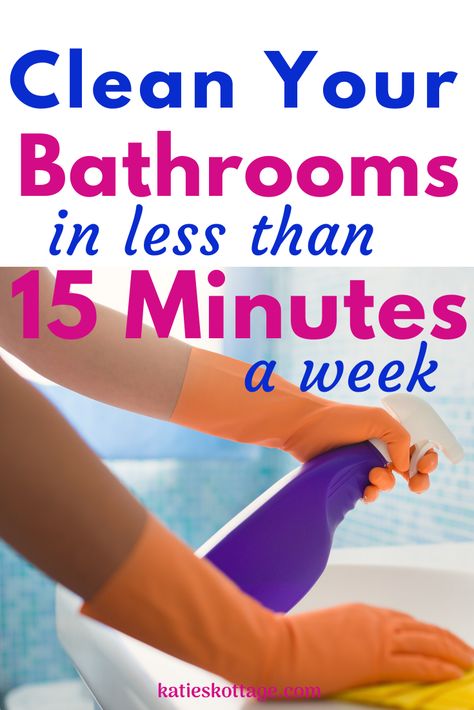 Keep your bathroom clean and do it quickly with these bathroom cleaning tips. Plus, how to add cleaning your bathrooms to a weekly cleaning routine. Deep Cleaning Bathroom Hacks, Deep Bathroom Cleaning, Quick Bathroom Cleaning, How To Deep Clean Bathroom, Bathroom Deep Cleaning, Keeping Bathroom Clean, Deep Clean Bathroom, How To Clean Chrome, Bathroom Cleaning Hacks