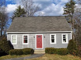 Cape Cod Curb Appeal, Cape Cod Renovation, Fairfield Connecticut, Garage Door Types, Garage Door Styles, Cape Cod Style House, Carriage Doors, Cape Cod Style, Gorgeous Doors