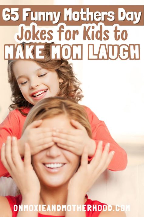 Get ready to brighten up your day with these hilarious Mother's Day jokes for kids! From adorable puns to silly one-liners, these jokes are sure to bring smiles to everyone's faces and make this Mother's Day one to remember. Share a giggle with your children and spread the joy of laughter on this special day dedicated to moms everywhere! Mothers Day Jokes, Laughing Together, Mom And Kids, Mather Day, Funny One Liners, Kids Laughing, Surviving Motherhood, Mom Jokes, Celebrate Mom