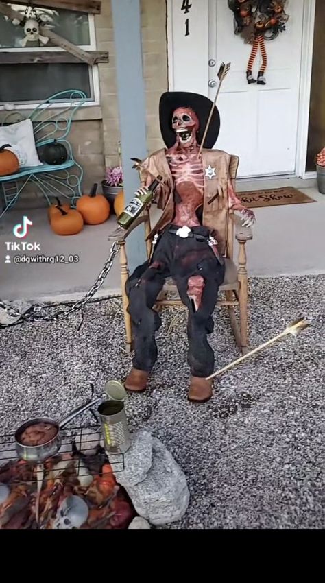 Haunted Towns, Skeleton Cowboy, Halloween Camping, Western Saloon, Wild West Theme, Western Theme Party, Christmas Beauty, Western Parties, Halloween Party Themes