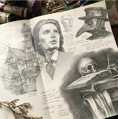 Dark Academia Sketches, Dark Academia Drawing, Sketchbook Pencil, Charcoal Art, Sketchbook Art Journal, Dorian Gray, My Days, Art Diary, Arte Inspo