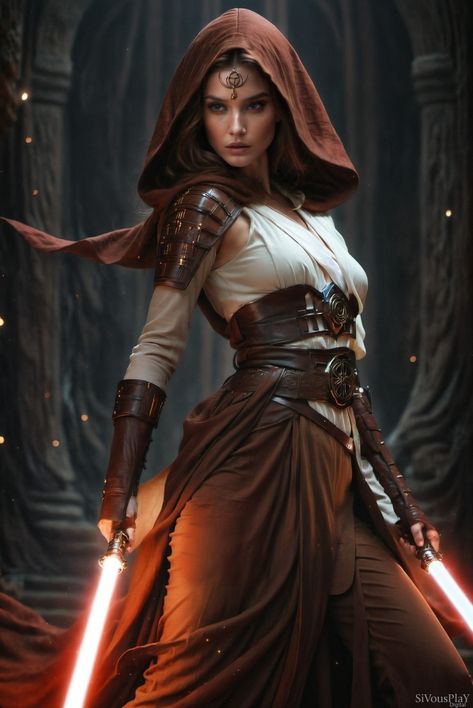 Jedi Armor, Female Jedi, John Bennett, Sci Fi Character Design, Star Wars Characters Pictures, Star Wars Light Saber, Shadow Photography, Rey Star Wars, Star Wars Rpg