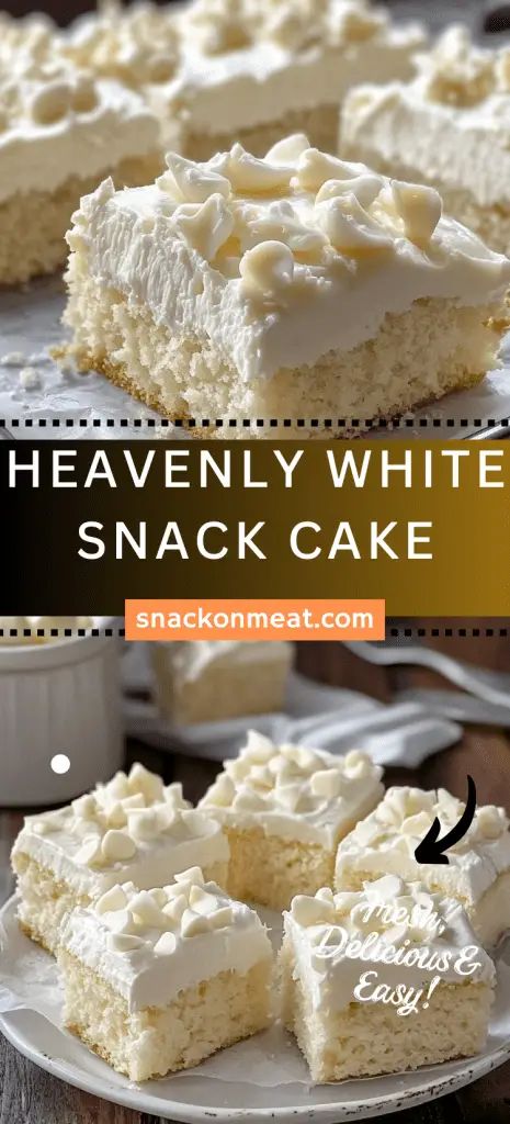 Heavenly White Snack Cake Recipe, Vanilla Desserts Easy, White Snack Cake, Light And Fluffy Desserts, Georgia White Dirt Recipe, Lush Cakes Dessert Recipes, White Chocolate Pudding Cake, Heavenly White Snack Cake, Midwest Desserts