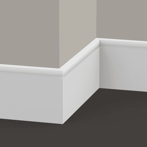 How to select the Right Baseboard Styles for Your Home Baseboards And Trim Boho, Basic Baseboard Trim, Square Trim Baseboards, Replace Trim Baseboards, Modern Casing Trim, Cottage Style Baseboards And Trim, Step Bevel Baseboard, 7 Inch Baseboards, Base Molding Ideas Trim