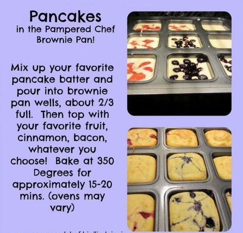 Pampered Chef Brownie Pan Recipes, Pampered Chef Brownie Pan, Muffin Pan Recipes, Pampered Chef Party, Chef Party, Pampered Chef Consultant, Brownie Pan, Pampered Chef Recipes, The Pampered Chef