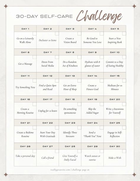 Templates Ab Challenge, 30 Day Self Care Challenge, 30 Day Self Care, Goal Calendar, 30 Day Ab Challenge, Self Care Challenge, Monthly Planning, 30 Day Abs, Habit Tracker Printable