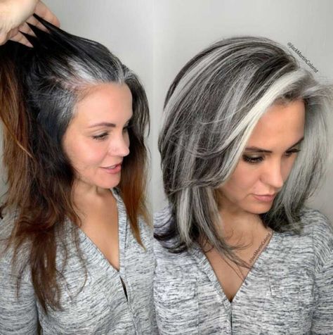 This California Hairstylist Is Helping Women Embrace Their Natural Gray Hair – Love What Matters Κούρεμα Bob, Grey Hair Transformation, Gorgeous Gray Hair, Grey Hair Inspiration, Vlasové Trendy, Gray Hair Growing Out, Natural Gray Hair, Silver Hair Color, Silver Grey Hair