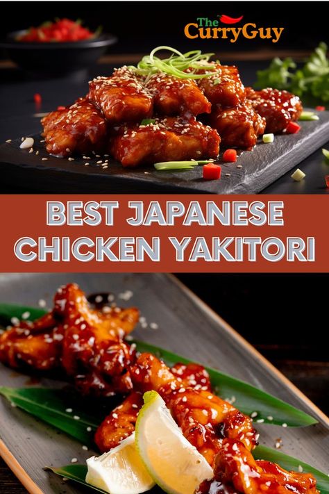 Chicken yakitori is a popular Japanese dish that consists of skewered pieces of chicken grilled over charcoal or an open flame. The name “yakitori” translates to “grilled chicken” in Japanese. #chickenyakitori #chickenyakitorirecipe #chickenyakitoriplating #chickenyakitoribowl #chickenyakitorisauce #chickenyakitoriandrice Japanese Yakitori Recipe, Yakitori Chicken Skewers, Chicken Yakitori Recipe, Yakitori Recipe, Chicken Sushi, Yakitori Chicken, Japanese Chicken, Chicken Skewer Recipe, Grilled Chicken Skewers