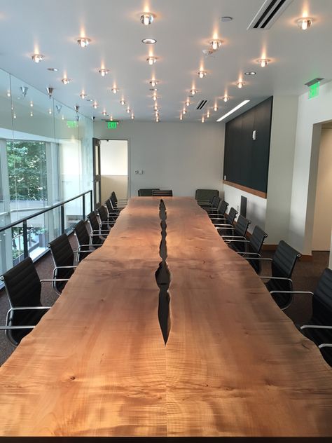 Live Edge Wood - Corporate Commercial Workspace, Conference Room Furniture, Live Edge Conference Table, Custom Conference Table, Wood Conference Table, Office Tables, Community Table, Conference Room Chairs, Conference Room Tables