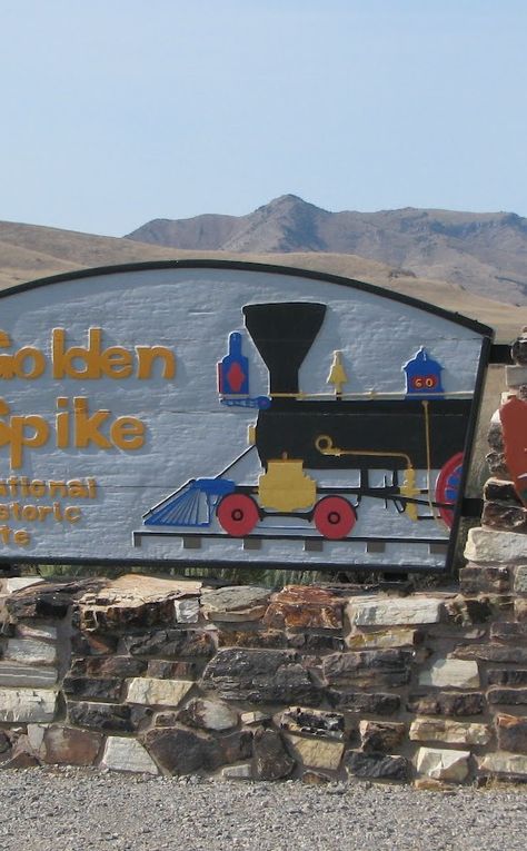 Golden Spike, City Plan, Road Trip Places, Utah Travel, Entrance Sign, National Park Service, National Monuments, Nature Reserve, Vacation Ideas