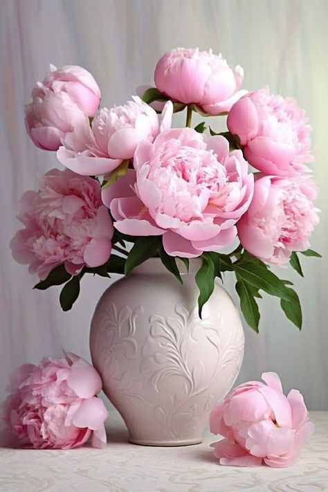 Flowers To Paint, Peony Arrangement, Garden Globes, Aesthetic Garden, Beautiful Flowers Photos, Garden Aesthetic, Flowers Bouquet Gift, Fresh Flowers Arrangements, Beautiful Bouquet Of Flowers