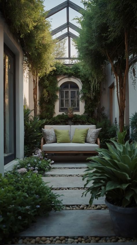 Discover breathtaking outdoor garden design ideas for small spaces From furniture to room design we've got you covered with inspiration for your wedding bar or wall ideas Learn about landscaping backyard design ideas and unique wedding venues that will transform your outdoor space Outdoor Garden Design, Landscaping Backyard, Backyard Design Ideas, Outdoor Paradise, Ideas For Small Spaces, Stone Path, Garden Design Ideas, Outdoor Gardens Design, Small Outdoor Spaces