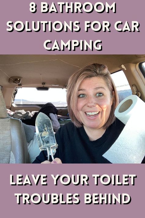 Small Car Camping Ideas, Stealth Car Camping, Diy Camp Toilet, Camping Bathroom Hacks, Camping Toilet Ideas, Camping Toilet Diy, Diy Portable Toilet, Camping Toilet Tent, Camping Potty