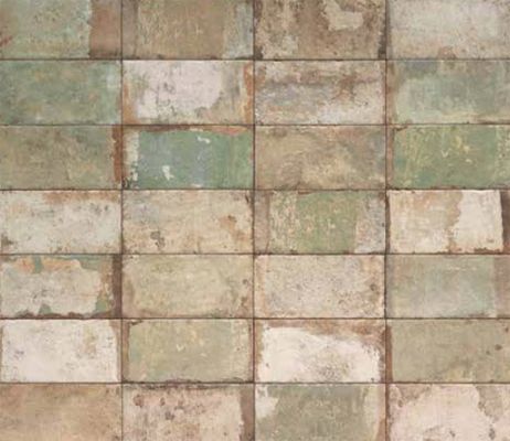 Mojito Brick Look Tile, Brick Tiles, Italian Tiles, Corner Wall, Green Tile, Cement Tile, Kitchen Tiles, Tile Backsplash, Kitchen Backsplash