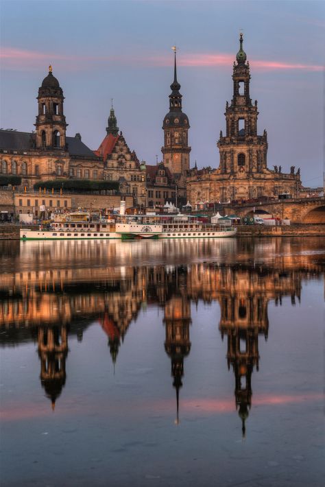 The Towers of Dresden, Dresden, Saxony, Germany Dresden, Germany Travel, Bamberg, Germany December, Dresden Germany, Voyage Europe, Places Around The World, Historical Sites, Wonderful Places