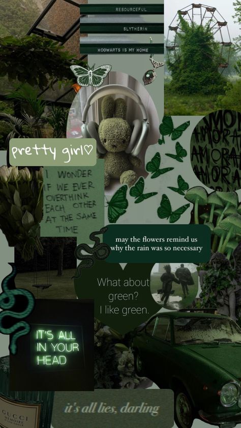 Pretty Wallpapers Collage, Green Wallpaper Asthetics, Dark Green Core Aesthetic, Clovercore Aesthetic, Green Aesthetic Pictures For Wall Collage, Dark Green Collage Wallpaper, Jade Aesthetic Wallpaper, Green City Wallpaper, Green Phone Wallpaper Aesthetic