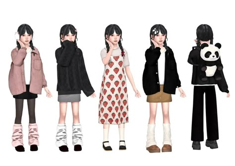 kemie 🐻 / #lookbook The Sims 4 Todlers Cc Clothing, Milkemie Sims 4, Sims 4 Infant Halloween Costumes, Sims 4 Cc Lookbooks Child, Cc Shopping The Sims 4, Sims 4 Japanese Cc Clothes Maxis Match, Sims 4 Childs Cc, Milkemie Sims 4 Cc, Sims 4 Cc Lookbooks Clothing Kids