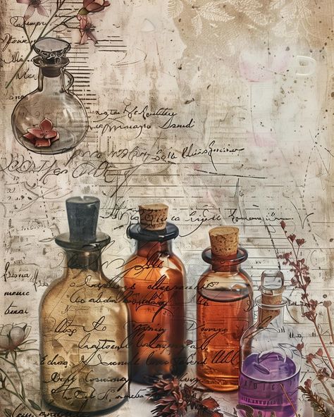 Potion Apothecary, Magical Apothecary, Texture Pictures, Apothecary Art, Decoupage Paper Printable, Apothecary Decor, Vintage Paper Printable, Vintage Scrapbook Paper, Vintage Halloween Images