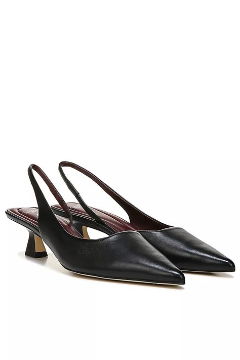 Sarto Devin Slingback Kitten-Heel Pumps | Anthropologie