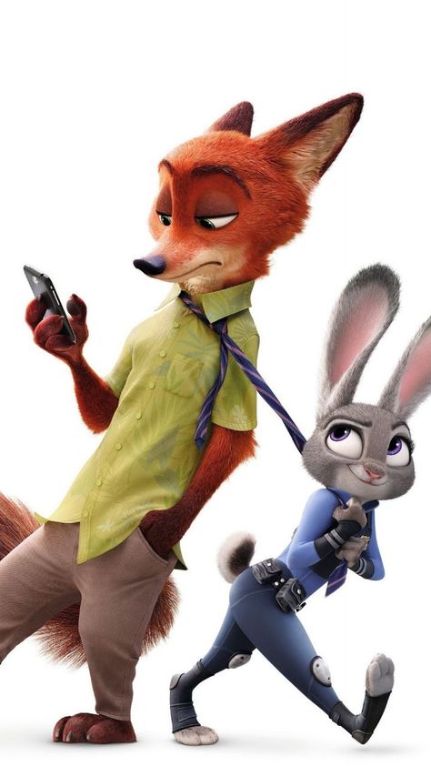 Zootopia Nick E Judy, 101 Kiskutya, Zootopia Judy Hopps, Lindo Disney, Zootopia Judy, Zootopia Nick And Judy, Foto Disney, Disney Characters Wallpaper, Nick Wilde