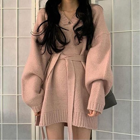 Pleated Fashion, Tunics With Leggings, Rose Sweater, Long Sleeve Short Dress, Mini Sweater Dress, One Piece Suit, Short Mini Dress, Mua Sắm, Sweater Pullover