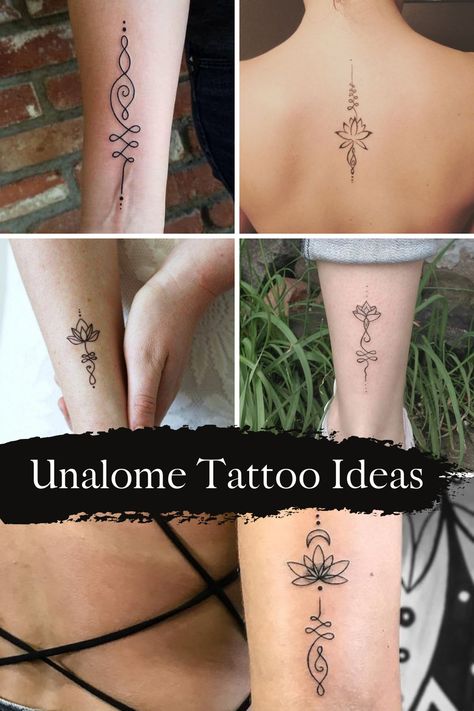 What is a Unalome Tattoo? - TattooGlee Spine Unalome Tattoo, Unalome Spine Tattoo, Female Unalome Tattoo, Unalome Placement Tattoo, Unalome Tattoo Back Of Neck, Unalome Tattoo Add Ons, Unalome Tattoo Meaning, Lotus Unalome Tattoo Back, Unalome Tattoo Design