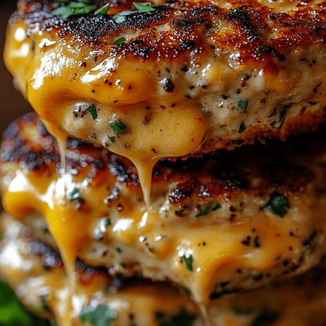 Cheddar Ranch Chicken Burgers Ranch Turkey Burger Recipes, Shredded Chicken Burgers, Chicken Spinach Burgers, White Cheddar And Spinach Chicken Burger, Cheddar Ranch Chicken Burgers, Smash Chicken Burger, Ranch Turkey Burgers, Chicken Ranch Burgers, Cheddar Ranch Chicken