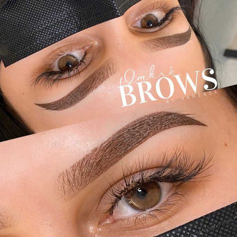 Ombre Brows 2022: Cost, Healing, Aftercare, Before and After Ombre Power Brows, Pmu Ombre Brows, Eyebrows 2023 Trends, 2023 Eyebrow Trends, Ombre Brows Healing Process, Ombré Powder Brows, Ombre Brows Before And After, Powder Eyebrows Permanent, Ombre Eyebrows Permanent