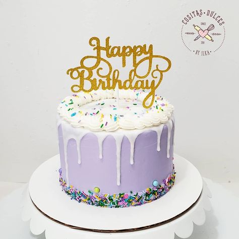 Confetti cake Buttercream Birthday Cake, Confetti Cake, Cake Ideas, Butter Cream, Confetti, Sonic, Birthday Cake, Cake, Purple