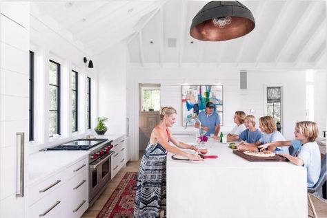 A Family-Scaled Home | HGTV Jenny Keenan Design, Four Bunk Beds, European White Oak Floors, Contemporary Fire Pit, Smart Chic, Sullivans Island, California Modern, Intracoastal Waterway, Charleston Homes