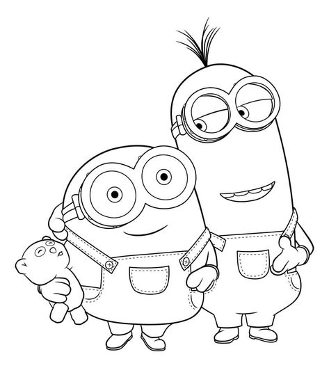 Despicable me Coloring Pages - 90 Free Coloring Pages Gru Minions, Minion Tattoo, Minion Coloring Pages, Free Printables For Kids, Insect Coloring Pages, Minions Coloring Pages, Space Coloring Pages, Printables For Kids, Cars Coloring Pages